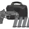 Why Choose the Springfield Armroy Echelon 4.0C Compact Frame 9mm Luger Caliber 4" Barrel Semi Auto Handgun with Carrying Case & 4 Mags? SPRINGFIELD ARMORY Echelon 4.0C 9mm 4" 18rd - Black w/ RFX11 Green Dot & 4 Mags